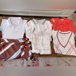 GOLF bundle of 6 Size L and XL Greg Norman & Izod Club
